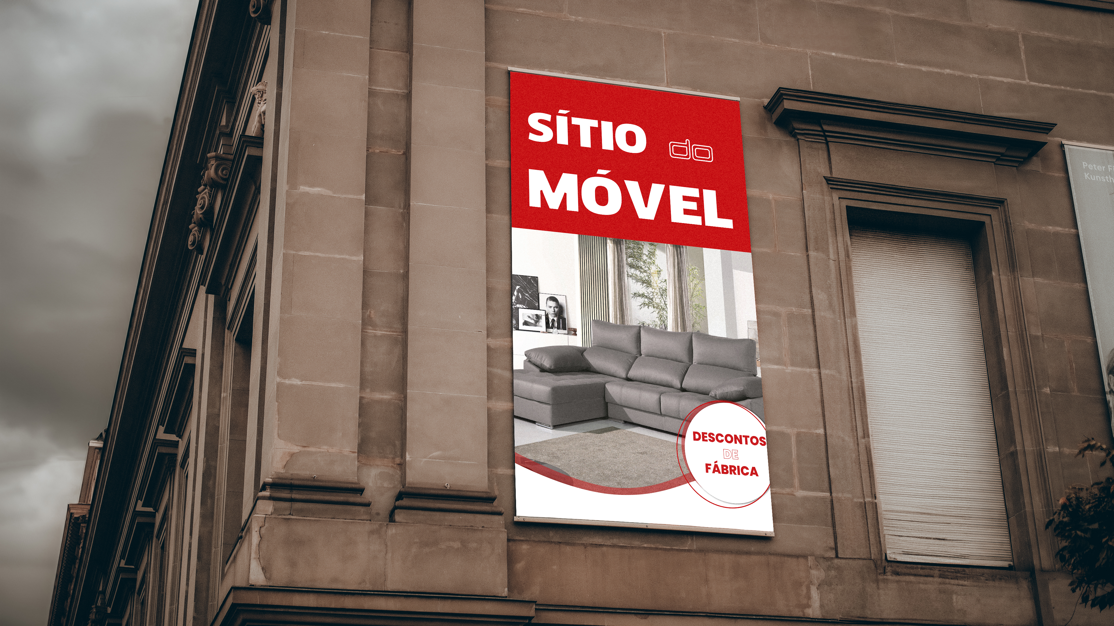 Sítio do Móvel - Maquete de Outdoor em Ambiente Urbano